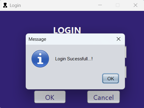 login sucessfull